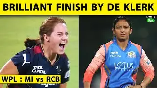 🔴WPL LIVE, MI VS RCB: LAST OVER THRILLER, DE KLERK ALL-ROUNDER PERFORMANCE, RCB ने जीत से की शुरुआत