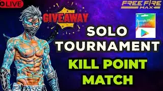 🔴 DAY - 07 REDEEM CODE GIVEAWAY SOLO TOURNAMENT KILL POINT MATCH FREEFIRE #freefire#ff#tamil