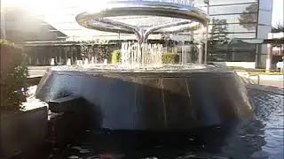 [ZR-850]府中の森芸術劇場の噴水[30-240fps ] -The fountain in Fuchu no Mori Arts Theatre-