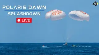 В ПРЯМОМ ЭФИРЕ: Приводнение миссии SpaceX Polaris Dawn | Возвращение экипажа Polaris Dawn