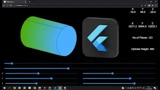 3D Cylinder in Flutter using Transform Matrix