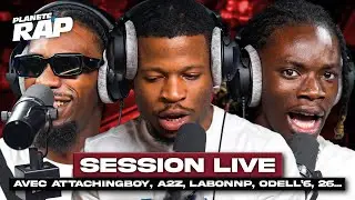 SESSION LIVE avec Attaching Boy, A2Z, LabonnP, Odell'6, 26, Wesley Lee... & Fred Musa ! #Plan&egrave;teRap