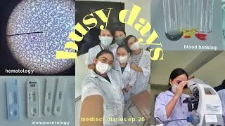 few days in my life as a 3rd year medtech student 🔬💉 | cvsu medtech | MTD ep. 26