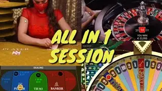 BLACK JACK / CRAZY TIME / ROULETTE / BACCARAT 200K SESSION high roller gambling ep7