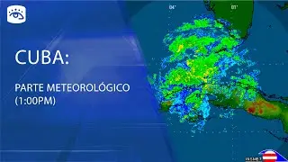 Cuba - Intensas lluvias en Cuba para la la tarde del viernes 3 de junio