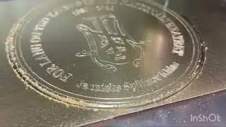 Creating a medal for the National Theatre in Oslo. Gravograph is200
