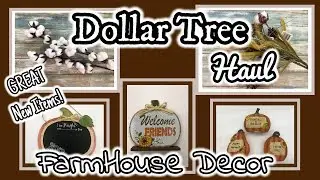 Dollar Tree HAUL | NEW FINDS at the Dollar Tree | Farmhouse Decor