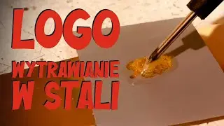 Wytrawianie loga w stali #wytrawianie #stal #steel #pickling