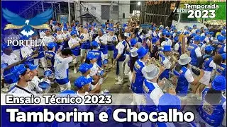 Portela 2023 | Tamborins e chocalhos - Ensaio Técnico | Samba ao vivo - #ET23
