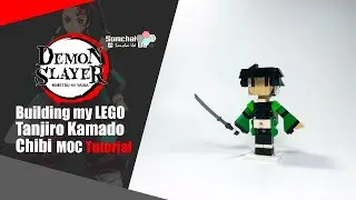 LEGO Demon Slayer Tanjiro Kamado Chibi MOC Tutorial | Somchai Ud