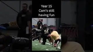 #Saints DE Cam Jordan having fun before practice