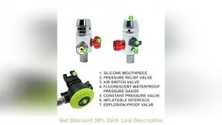 Top SMACO S400/S400Plus Mini Scuba Diving Tank Equipment Cylinder with 16 Minutes Capability 1 Litr