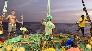 Day1 ‼️First day fishing in blue sea - Mangalore fishing style 