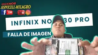 Infinix note 30 Pro enciende pero no da imagen