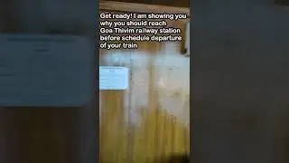 Relax Zone At Goa Thivim Railway Station | Thivim Railway Station Recreation  #short #youtubeshort