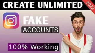 How To Create Instagram Fake Account 2022 | Instagram Par Fake Account Kaise Banaye 2022