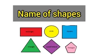 Name of shapes/shapes/geometry shapes/shapes name for kids/learn name of shapes#maths @kideez zone