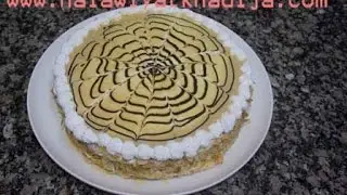 طرطة بالكلاصاج الكراميل  torta glassage caramel