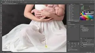 Photo Shop Edit - Mom and Baby