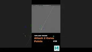 How to Attach Objects to Curve Points in Maya! Precise Control Made EASY! #shorts #tutorial #howto