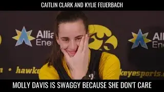 Caitlin Clark Says Molly Davis Got Swag #caitlinclark