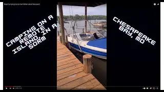 Camping on an island only accessible by boat | Chesapeake Bay MD