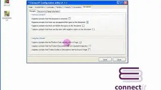 ConnectIt-MAS90 Configuration Advanced, Prompts tab