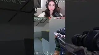 Kyedae Reacting To PROD's Game Play😂 #valorant #shorts