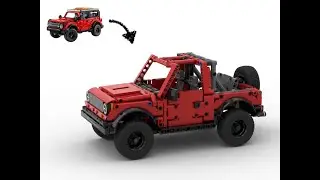 Lego Technic 42213 C model - Suzuki Samurai