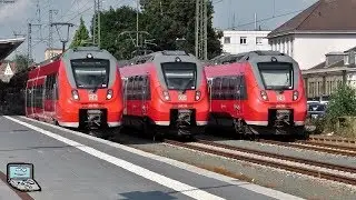 Ansbach - BR 115 mit IC - Nürnberger S-Bahn - ICE - BR 440 - Güterzüge