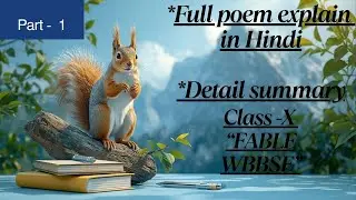 &ldquo;FABLE&rdquo; by Ralph Waldo Emerson | Full Explanation + Summary + Q&A |Class 10 WBBSE| Horizon EduHub WB