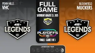 NBHL Pittsburgh Legends Tier Finals: Bloomfield Muckers vs. Penn Hills VHC Game 1 (08/23/2025)