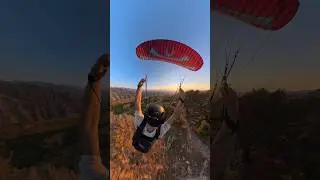 Fluid Odin 14m hike down or fly down #speedflying #paragliding