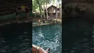 Blue-green water of Nasuli spring