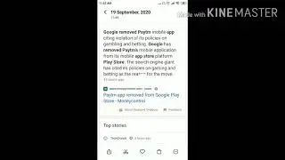 Paytm banned by Google play store why ????????????