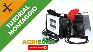 Saldatrice inverter a elettrodo MMA e TIG Telwin Infinity 170: montaggio con ricca dotazione