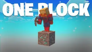 ICH SPIELE ZUM ERSTEN MAL MINECRAFT ONE BLOCK! 🤩🔥