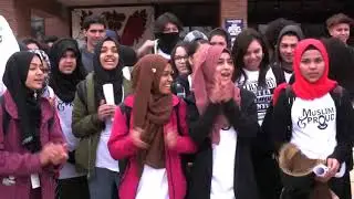 South Division High School students stage a walkout in support of Dream Act