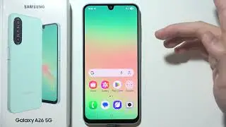SAMSUNG Galaxy A26 5G: How to Open Notifications