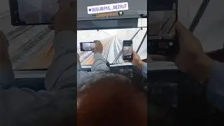 🚇 Meerut Metro First Look | Begum Pul Route | Front View Experience#IndiaMetro