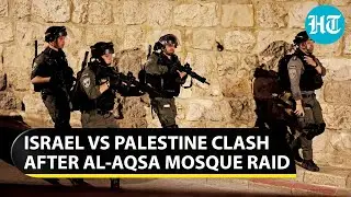 Al-Aqsa mosque rocked by explosions during Israeli raid; IDF bombs Gaza after rocket fire | Watch