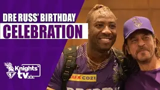Andre Russell's Birthday Bash with Shah Rukh Khan & the KKR Team | #KnightLIVE | TATA IPL 2024