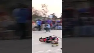 Fastest time to limbo skate under 10 bars - 1.69 seconds by Shrishti Sharma 🇮🇳