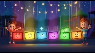 Six Little Toy Shadow Screens Glow Glow Glow | Light & Shadow Storytelling Song