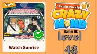 Brain puzzle 3 crazy mind level 48 Watch Sunrise Walkthrough Solution 