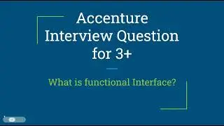 What is functional Interface?