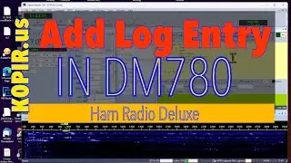 DM780 Logbook toolbar Add Log Entry Field ALE