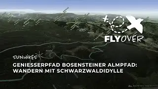 Bosensteiner Almpfad bei Seebach &ndash; Flyover