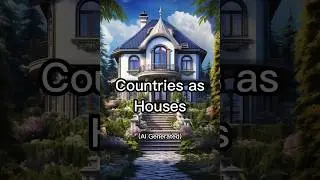 Ai Draws Countries as Houses! #ai #aiart #midjourney #country #house #houses