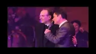 Father Jim and Donny Osmond